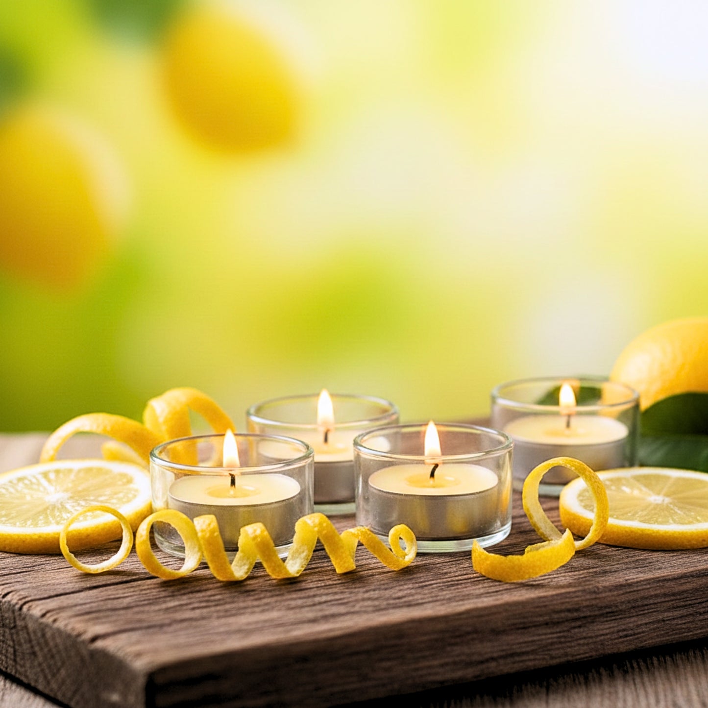 LEMON Tealight Candle
