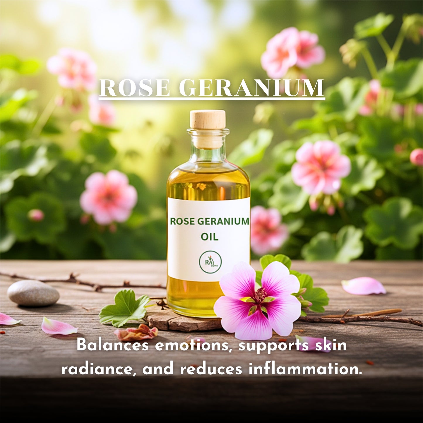 ROSE GERANIUM ESSENTIAL OIL