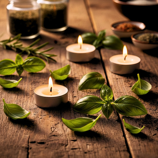 BASIL Tealight Candle