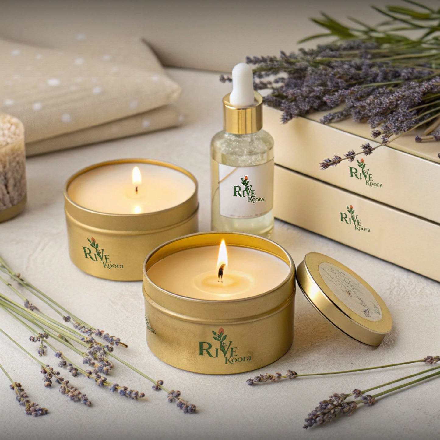 LAVENDER ESSENTIAL OIL CANDLE