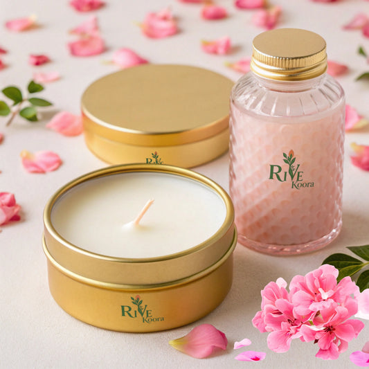 ROSE GERANIUM ESSENTIAL OIL CANDLE