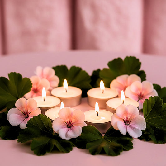 ROSE GERANIUM Tealight Candle