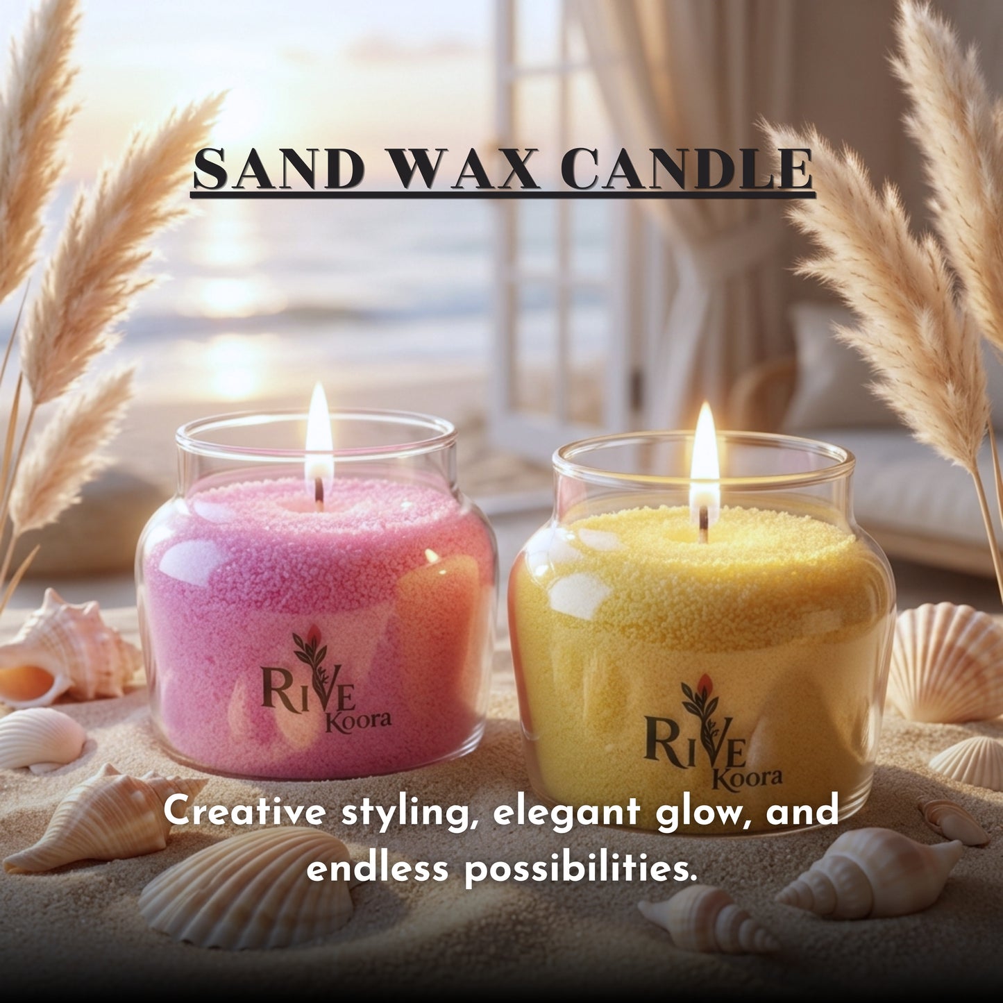 SAND WAX CANDLE